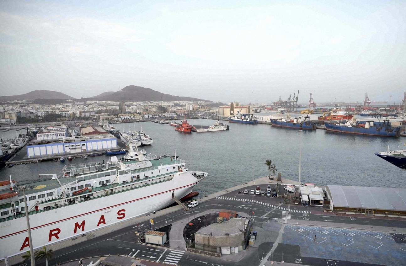 El puerto Puerto de la Luz en Las Palmas de Gran Canaria