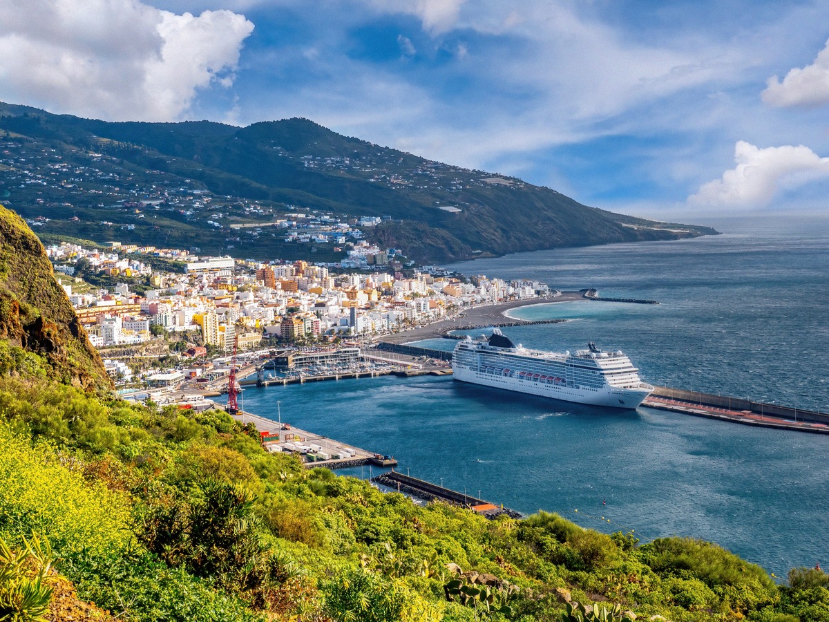 El puerto de Santa Cruz de La Palma