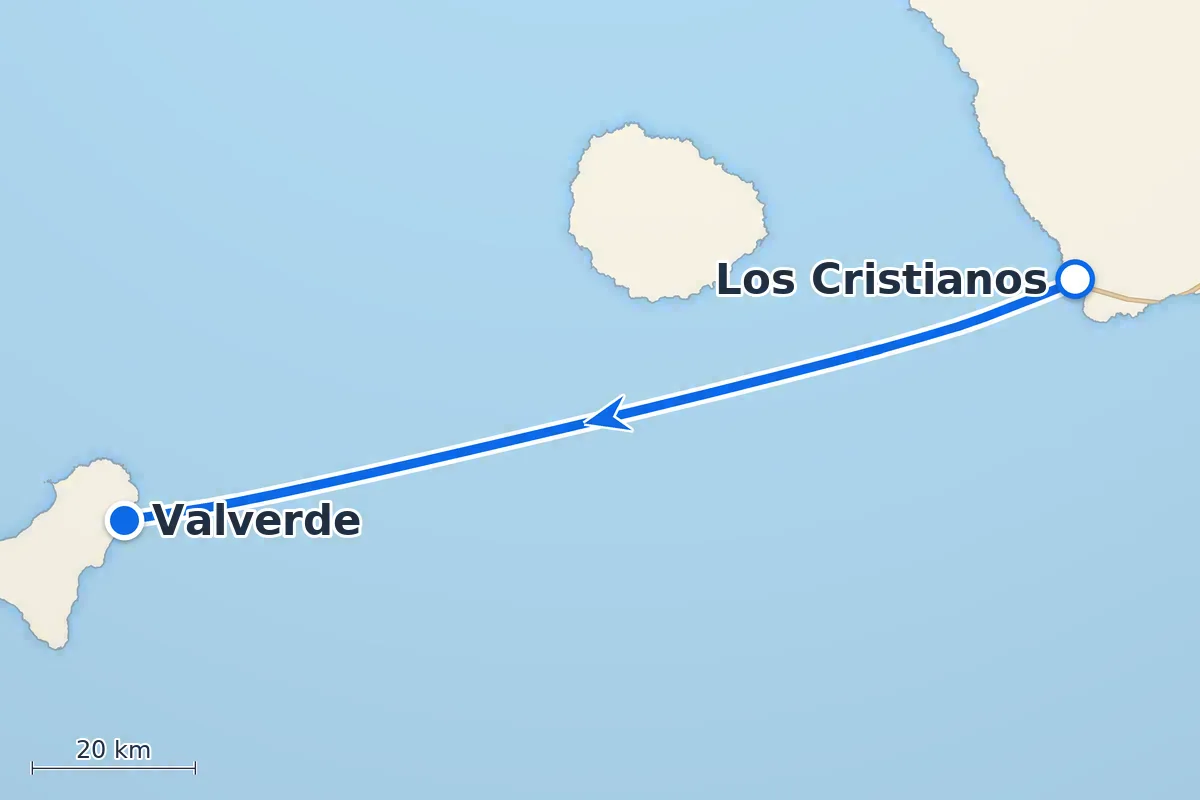 Los Cristianos - Valverde