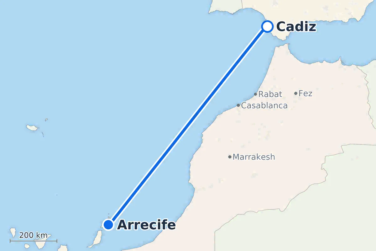Cadiz - Arrecife