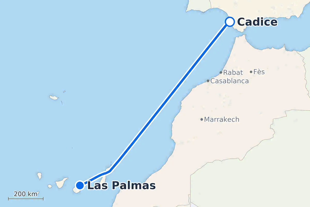 Cadice - Las Palmas
